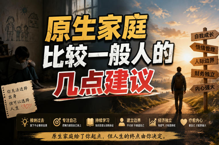 付费文章：给原生家庭比较一般人的几点建议-问小徐资源库