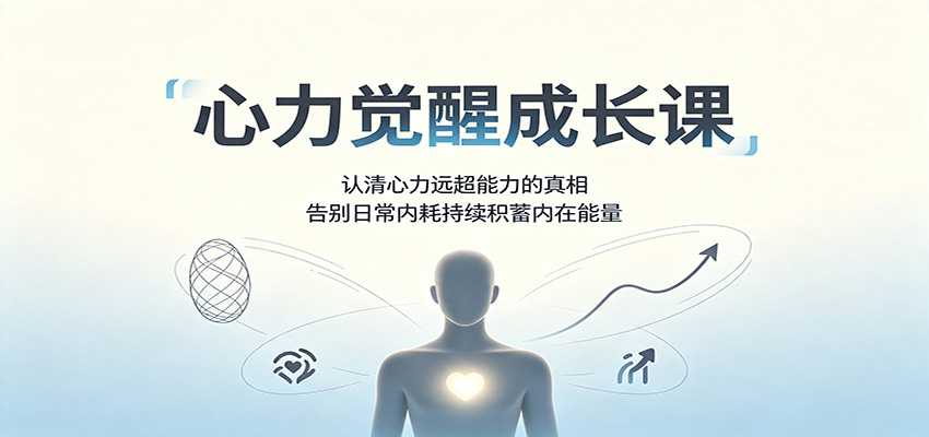 心力觉醒成长课：认清心力远超能力的真相，告别日常内耗持续积蓄内在能量-问小徐资源库