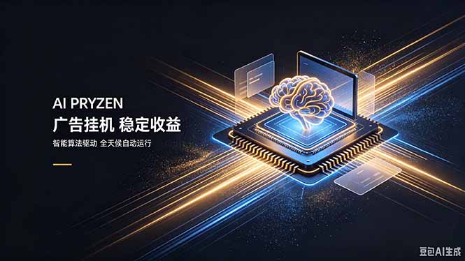 AI Pryzen 广告挂机｜24小时自动跑，日入300-500，新手零门槛-问小徐资源库