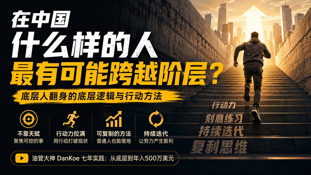 付费文章：在中国什么样的人最有可能跨越阶层？底层人翻身的方法！-问小徐资源库