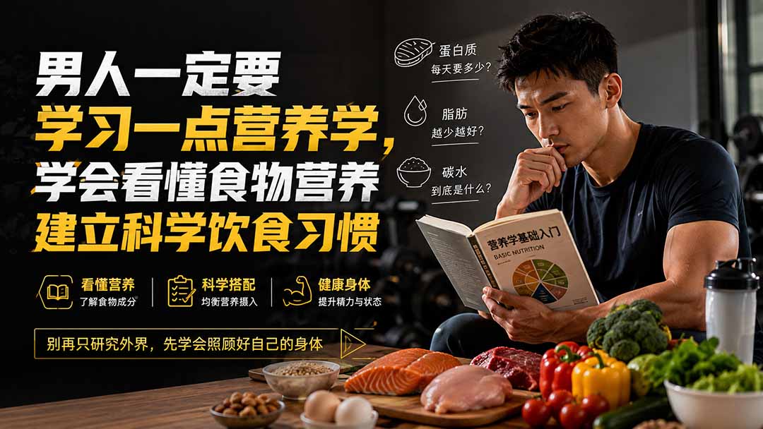 付费文章：男人一定要学习一点营养学，学会看懂食物营养建立科学饮食习惯-问小徐资源库