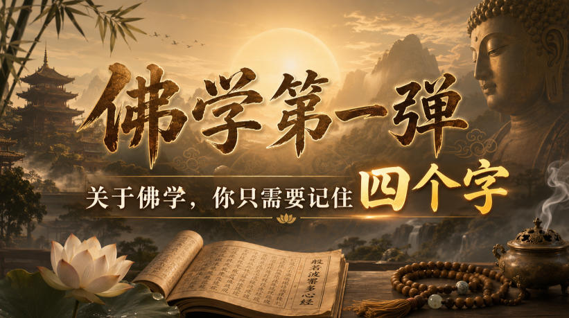 付费文章：佛学第一弹，关于佛学，你只需要记住四个字-问小徐资源库