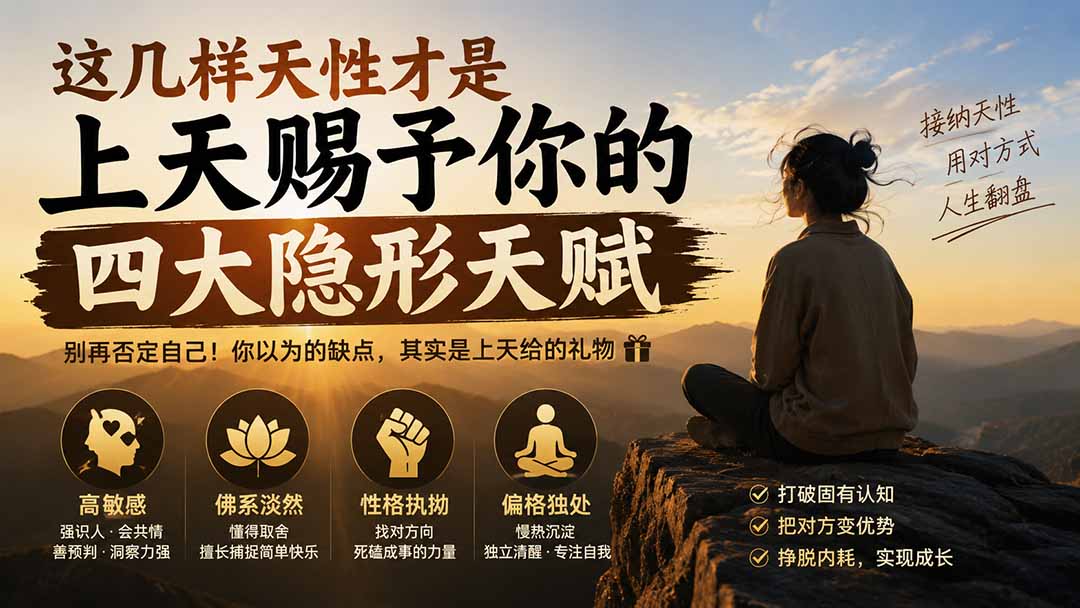 付费文章：这几样天性才是上天赐予你的四大隐形天赋-问小徐资源库