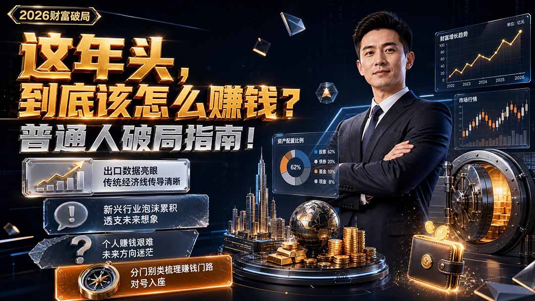付费文章：这年头，到底该怎么赚钱？普通人破局指南！-问小徐资源库