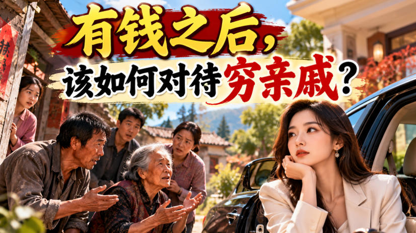 某公众号付费文章：有钱之后，该如何对待穷亲戚？-问小徐资源库
