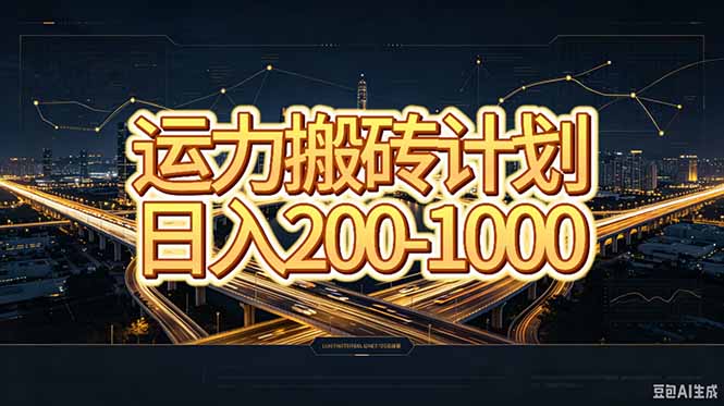 运力搬砖,风口项目。当日收益稳定200-1000。 每天仅需一小时,新人轻松上手。-问小徐资源库