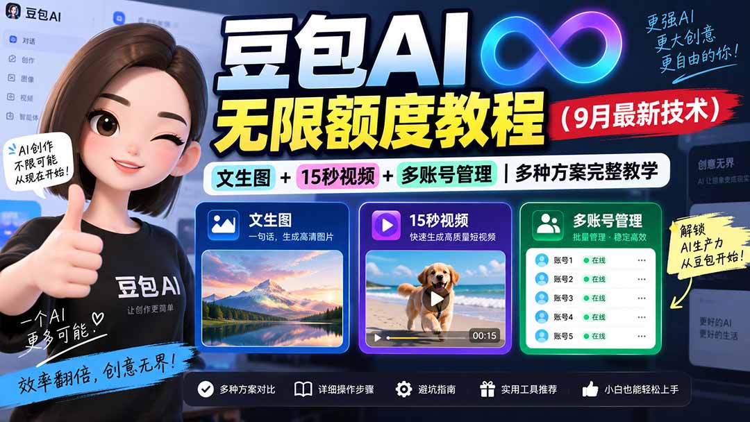 豆包AI无限额度教程(9月最新技术-问小徐资源库