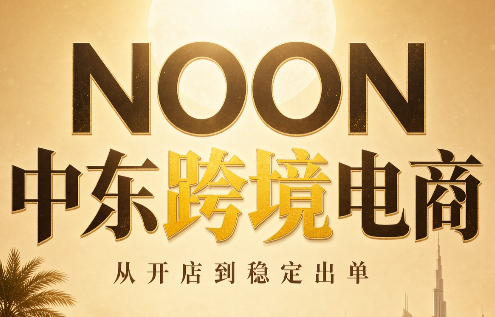 NOON中东跨境电商：从开店到稳定出单(更新2026)-问小徐资源库