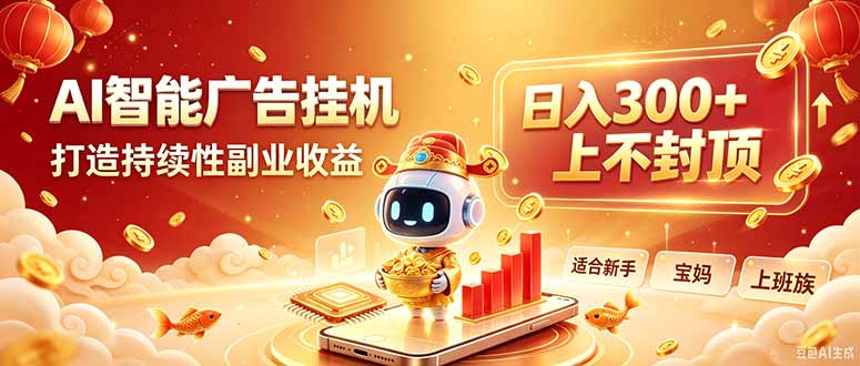 告别手动干活！AI自动化，解锁线上被动收益-问小徐资源库