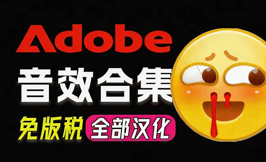 请称爆硬盘！Adobe 和 达芬奇 官方提供的高品质免版税音效库， 10000+ 免费商用音效合集，已离线打包-问小徐资源库